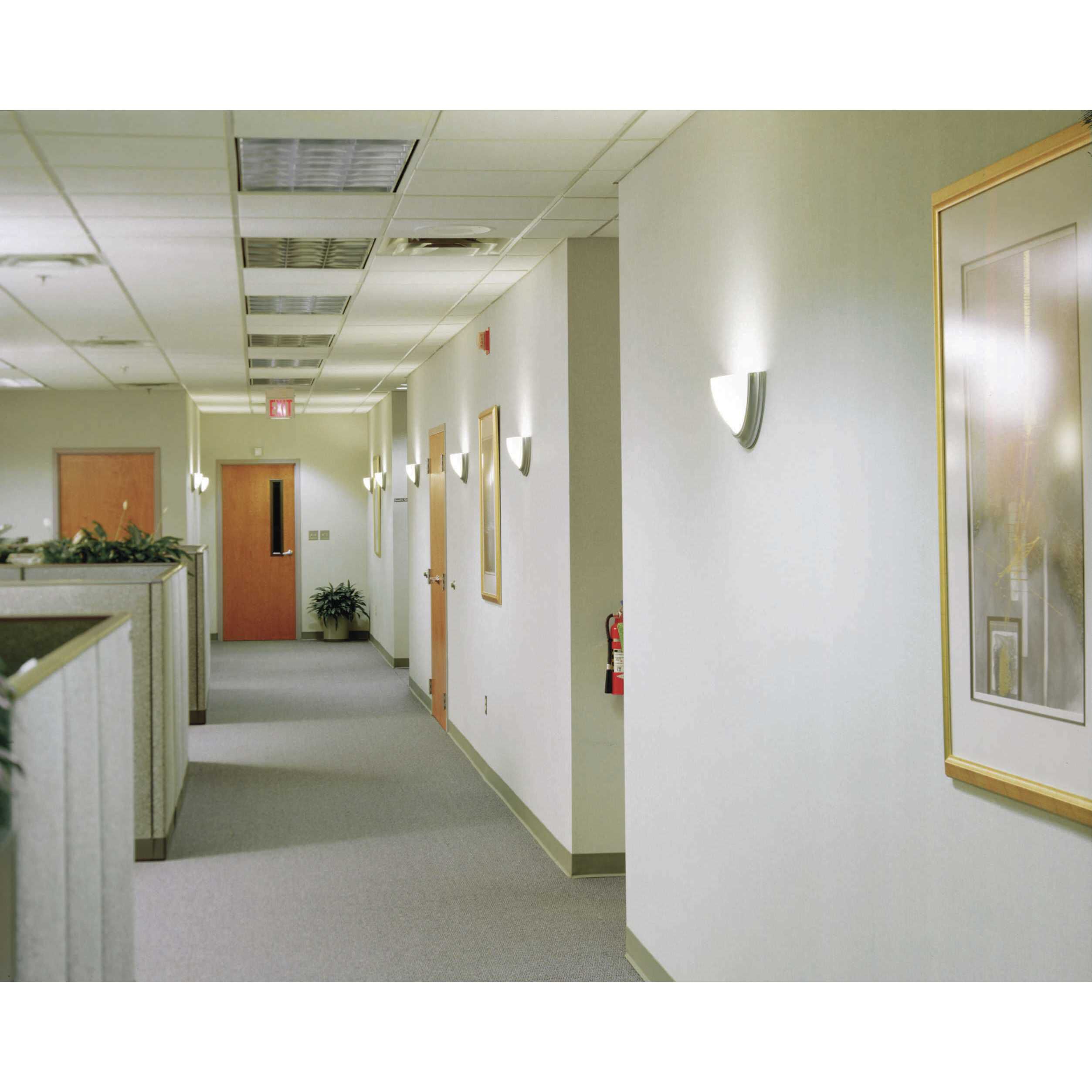 Eclipse 1 Light 15.25 inch Brushed Nickel ADA Wall Sconce Wall Light